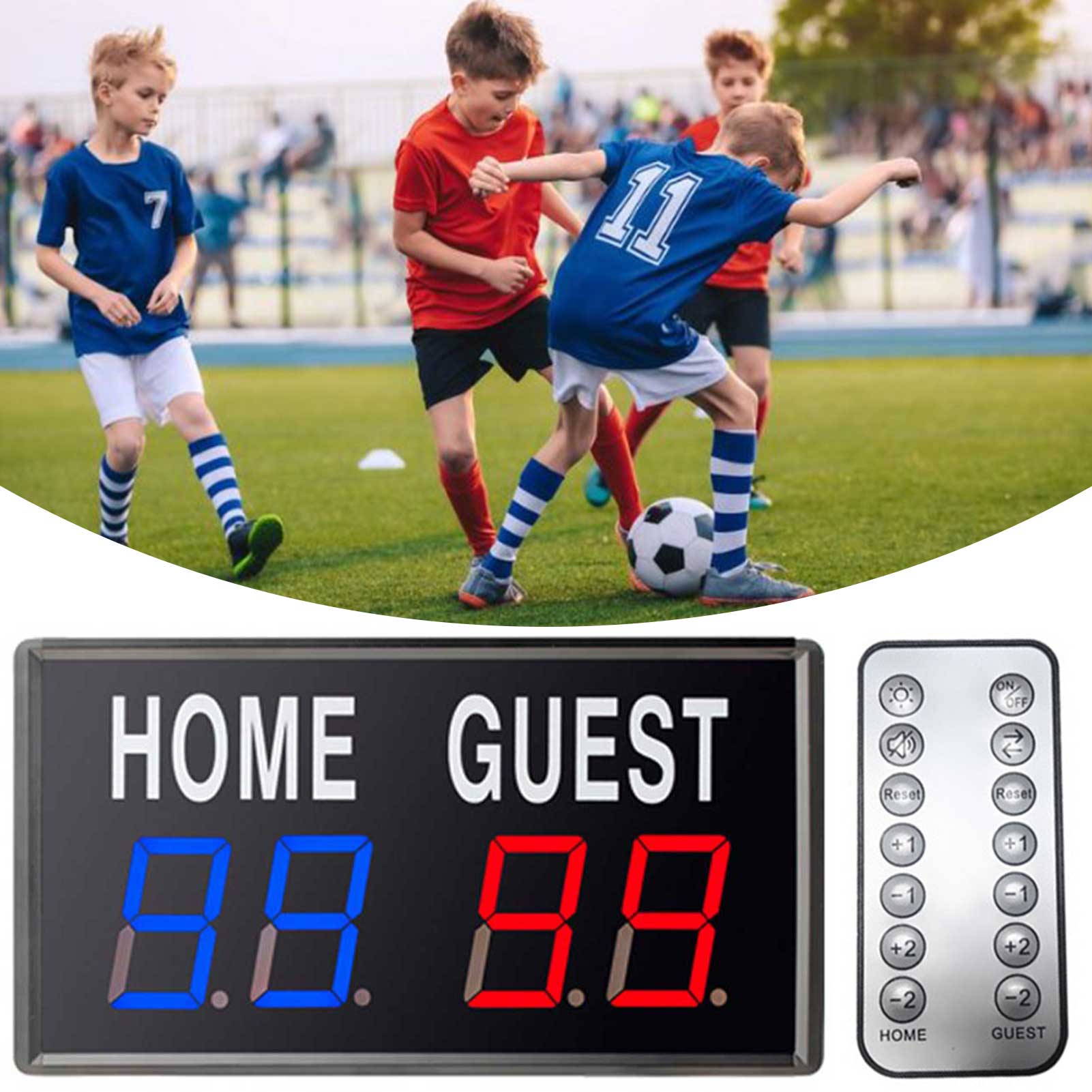 Table Tennis Scoreboard - 4-cyfrowe elektroniczne tablice wyników LED Tablica