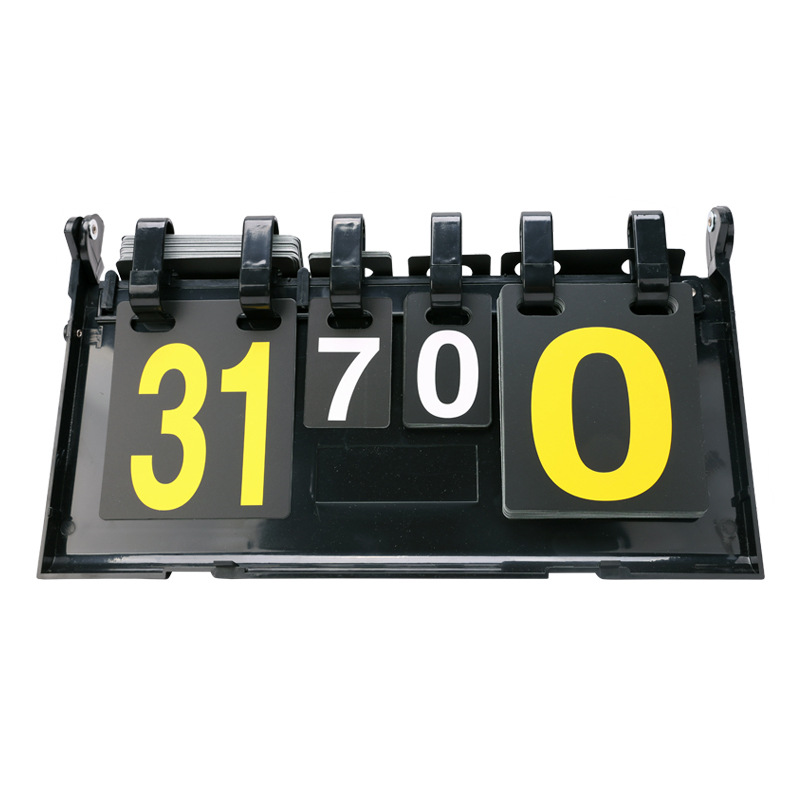Table Tennis Scoreboard - Dwustronna tablica wyników z wymiennymi kartami