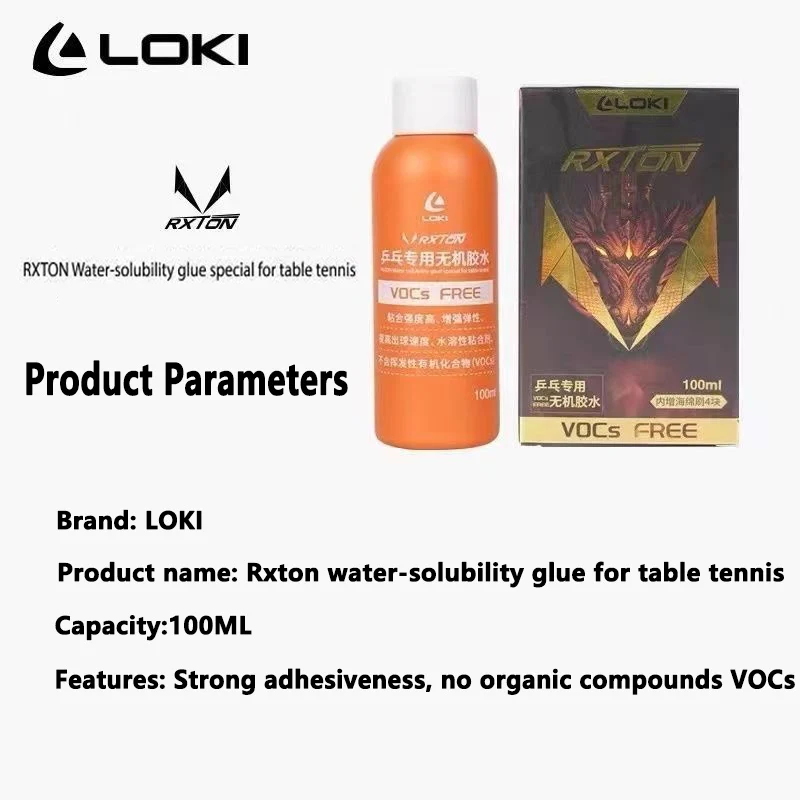 Klej na bazie wody LOKI 100ml, – Table Tennis Market recenzja i cena