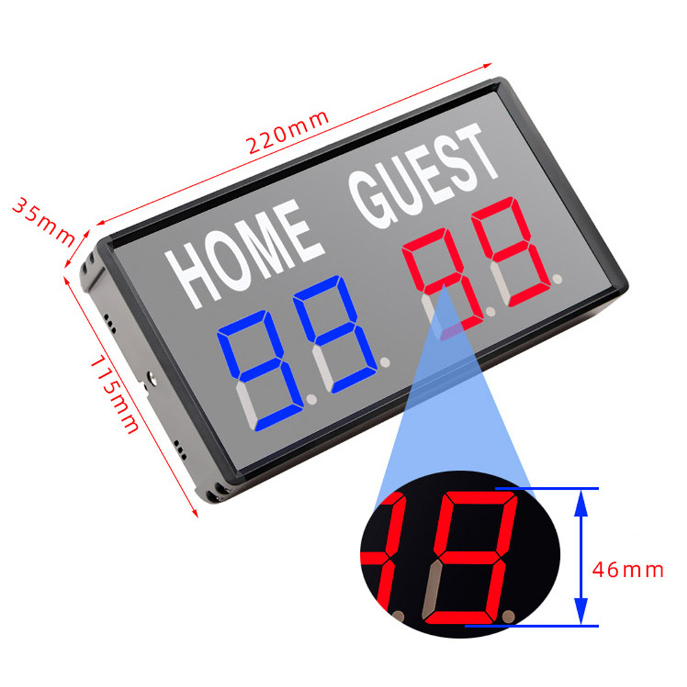 4-cyfrowa elektroniczna tablic – Table Tennis Scoreboard recenzja i cena